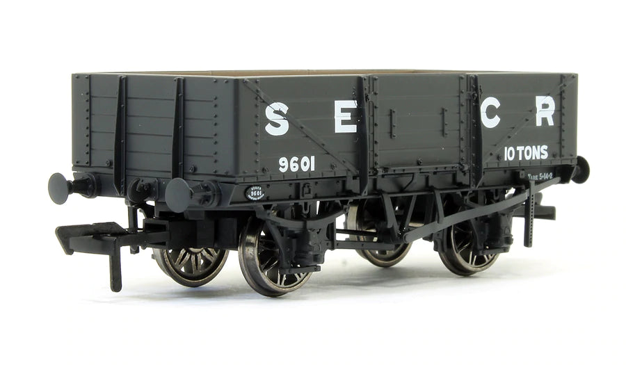 Rapido UK 906001 OO SECR 1347 5 Plank Open Wagon - SECR Grey #9601 - Hobbytech Toys