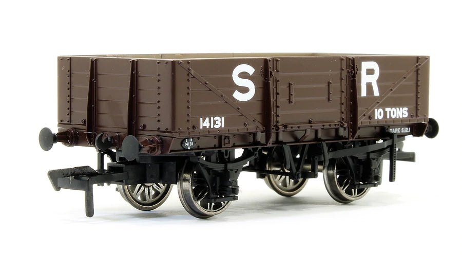 Rapido UK 906003 SECR 1347 5 Plank Open Wagon - SR Brown (Pre-1936) #14131 - Hobbytech Toys
