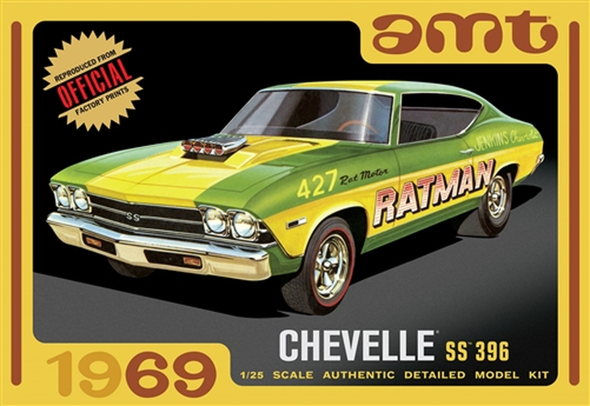 AMT 1969 Chevy Chevelle SS 396 Hardtop AMT Models PLASTIC MODELS