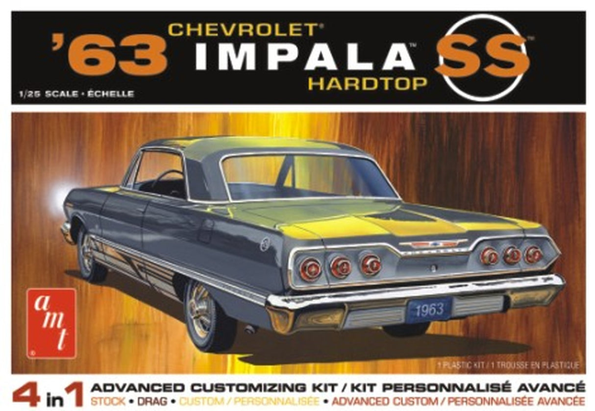 AMT 1/25 1963 Chevy Impala SS AMT Models PLASTIC MODELS