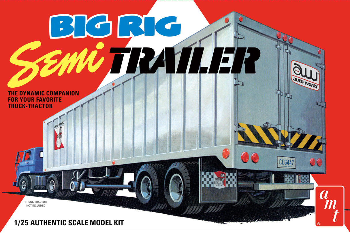 AMT 1/25 Big Rig Semi Trailer AMT Models PLASTIC MODELS