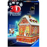 Ravensburger 11237-1 Ginger Bread House Night Edition 216pc Puzzle - Hobbytech Toys