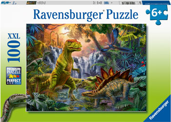 Ravensburger 12888-4 Dinosaur Oasis 100pc - Hobbytech Toys
