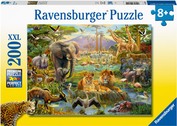 Ravensburger 12891-4 Animals of the Savanna 200pc - Hobbytech Toys