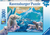Ravensburger 12947-8 Polar Bear Kingdom Puzzle 300pc - Hobbytech Toys