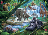 Ravensburger 12970-6 Jungle Animals Puzzle 100pc - Hobbytech Toys