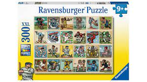 Ravensburger 12977-5 Awesome Athletes Puzzle 300pc - Hobbytech Toys
