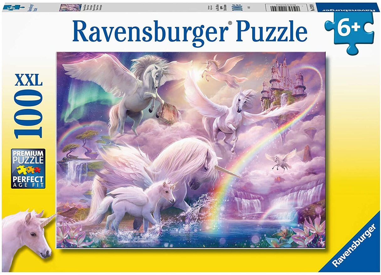 Ravensburger 12979-9 Pegasus Unicorns Puzzle 100pc - Hobbytech Toys
