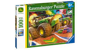 Ravensburger 12983-6 John Deere Big Wheels Puzzle 100pc - Hobbytech Toys