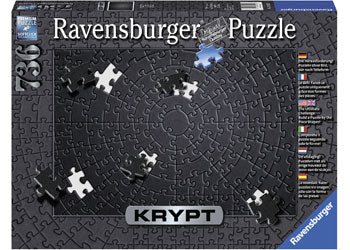 Ravensburger KRYPT Black Puzzle 736pcs Ravensburger PUZZLES