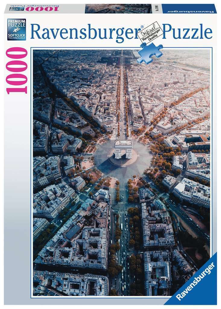 Ravensburger 15990-1 Paris From Above 1000pc Puzzle - Hobbytech Toys