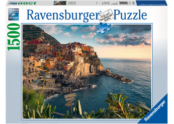 Ravensburger 16227-7 Cinque Terre Viewpoint Puzzle 1500pc - Hobbytech Toys