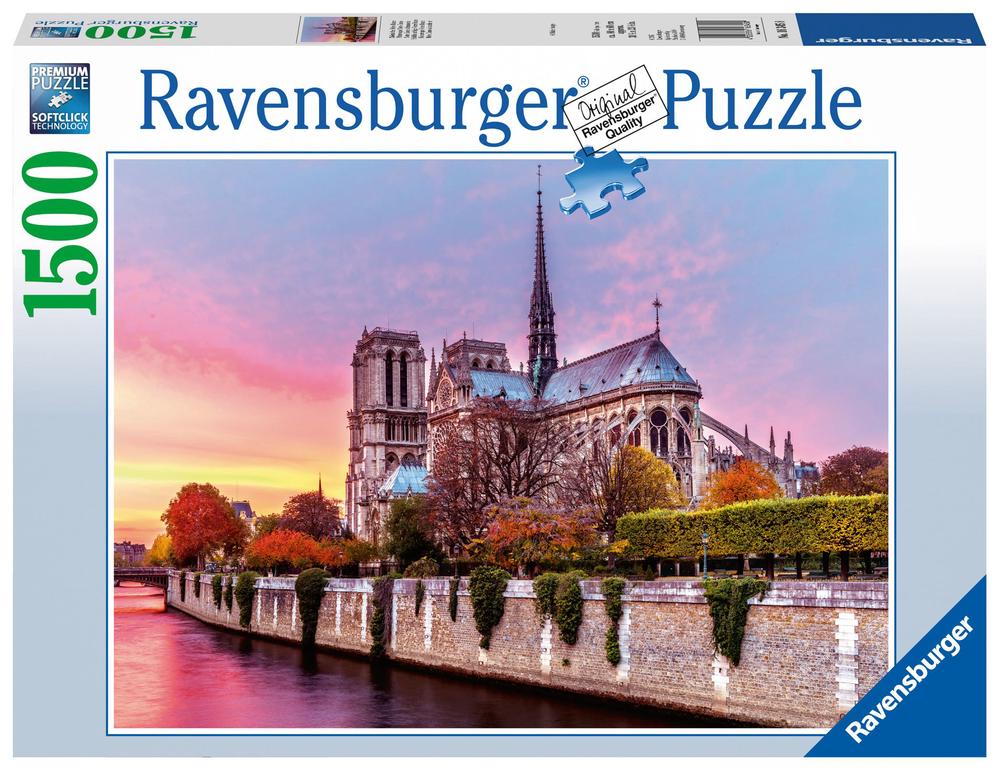Ravensburger 16345-8 Picturesque Notre Dame Puzzle 1500pc - Hobbytech Toys
