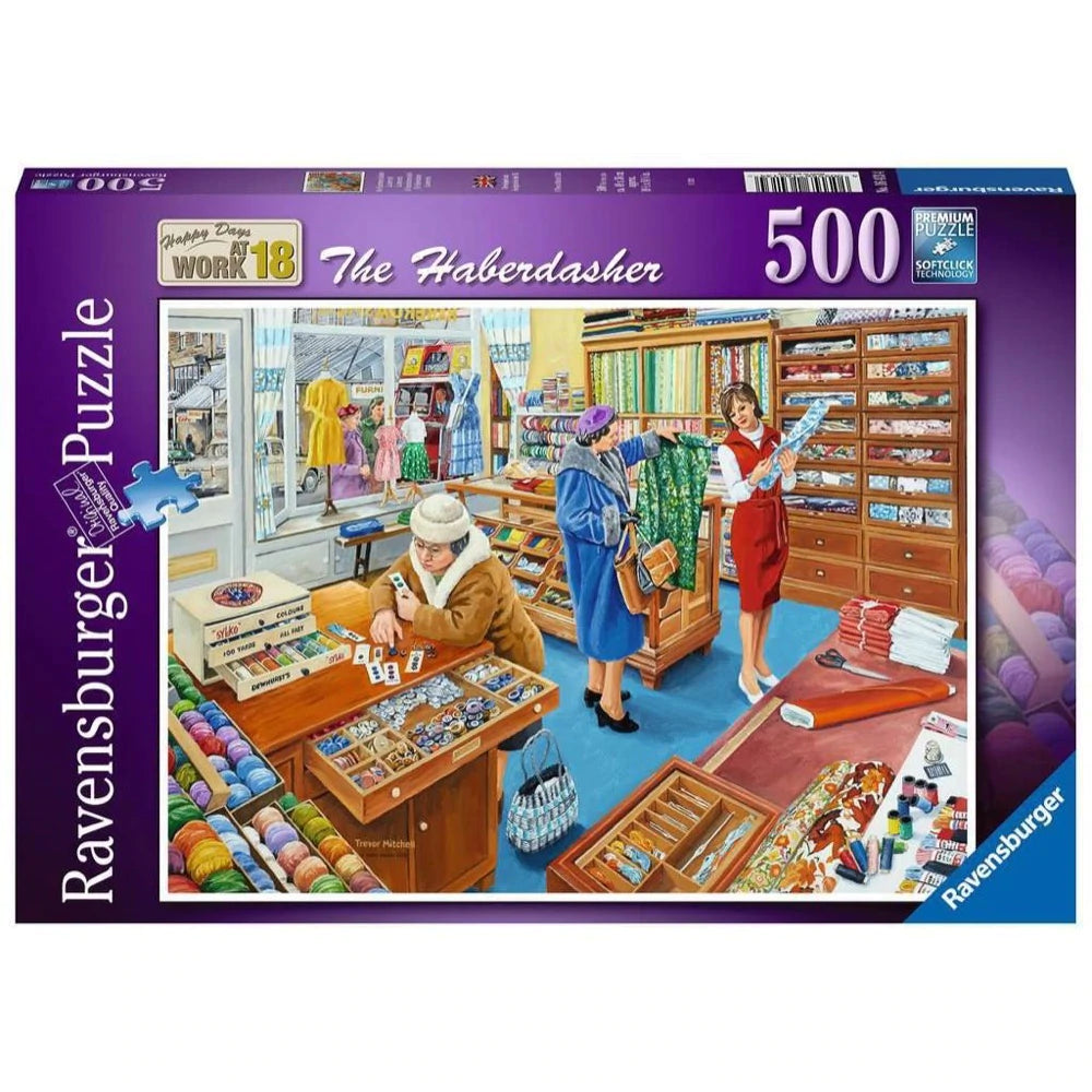 Ravensburger The Haberdasher 500pc Puzzle - Hobbytech Toys