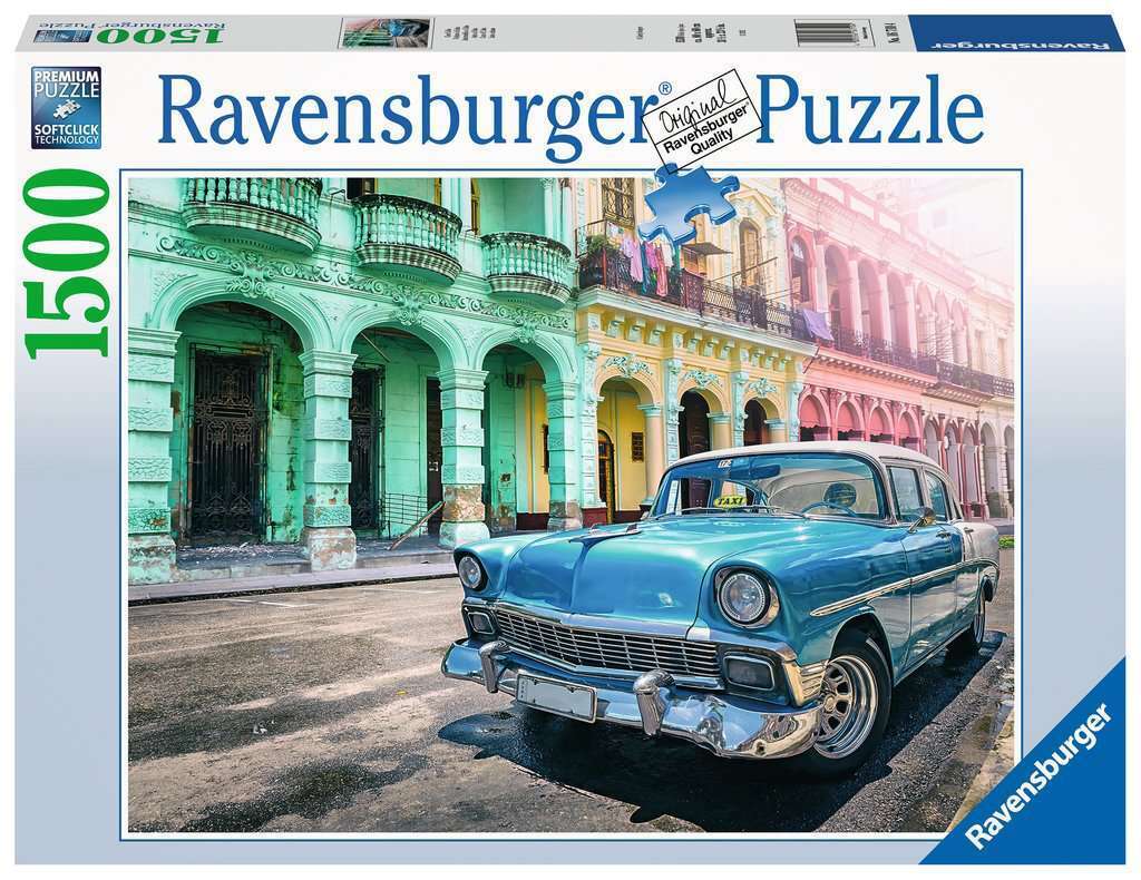 Ravensburger Cars of Cuba Puzzle 1500pc Puzzle - Hobbytech Toys