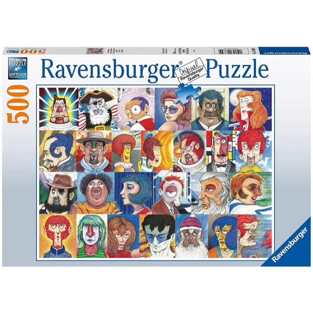 Ravensburger Typefaces Puzzle 500pc - Hobbytech Toys