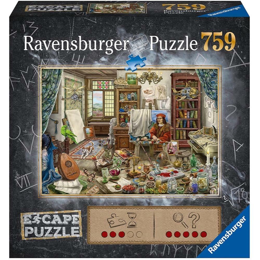 Ravensburger Escape 10 Artists Studio 759pc Puzzle - Hobbytech Toys