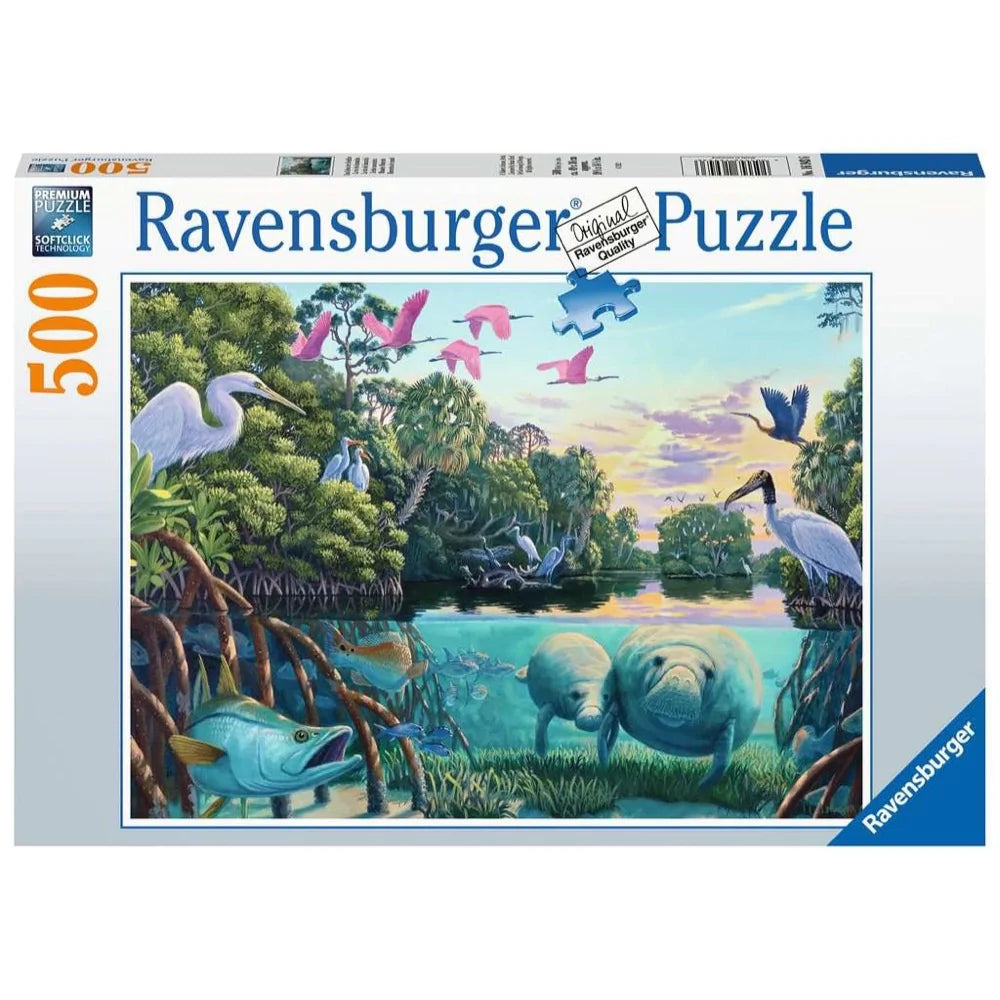 Ravensburger Manate Moments 500pc Puzzle - Hobbytech Toys