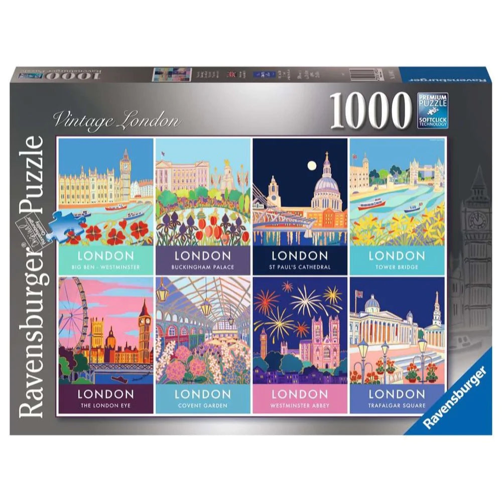 Ravensburger Vintage London 1000pc Puzzle - Hobbytech Toys