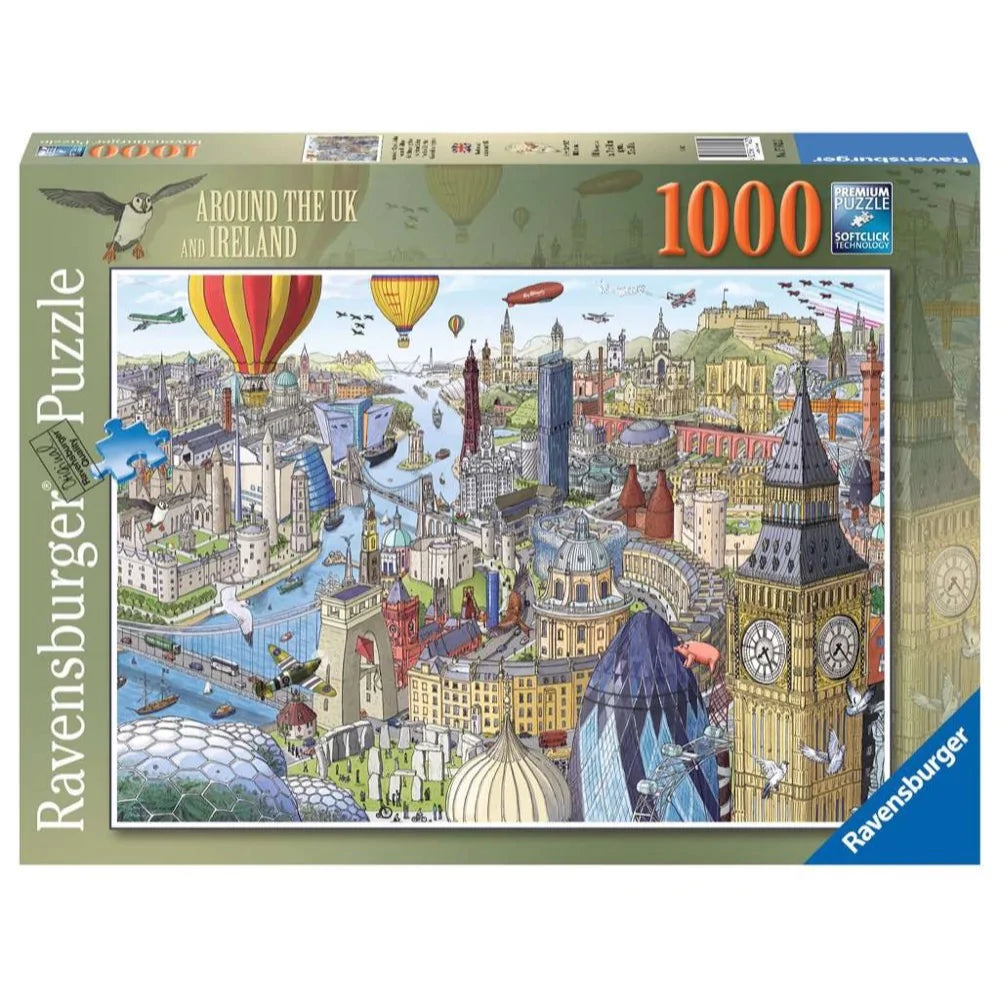 Ravensburger Around the British Isles 1000pc Puzzle - Hobbytech Toys