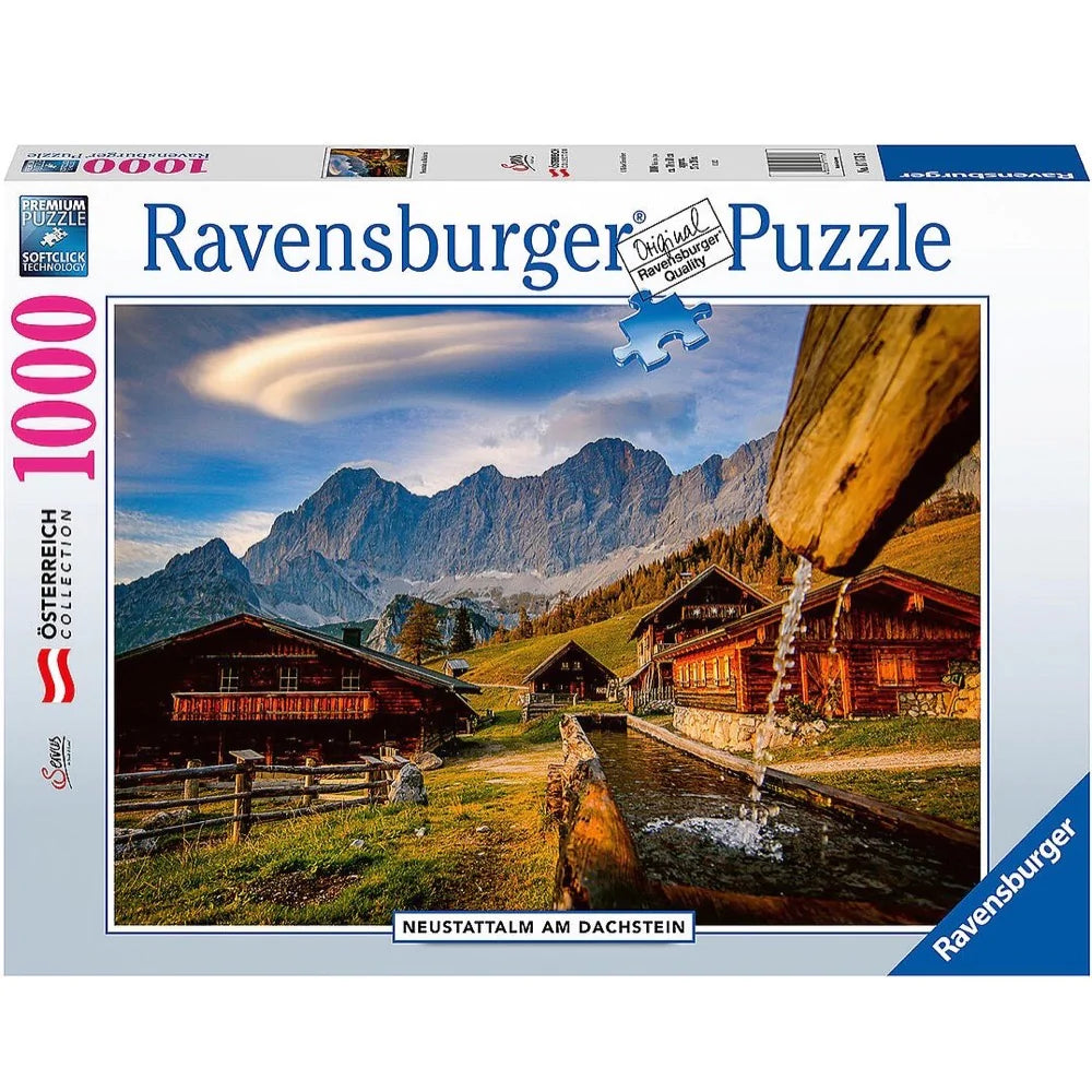 Ravensburger 17173-6 Neustattalm, Dachstein Mountains 1000pc - Hobbytech Toys