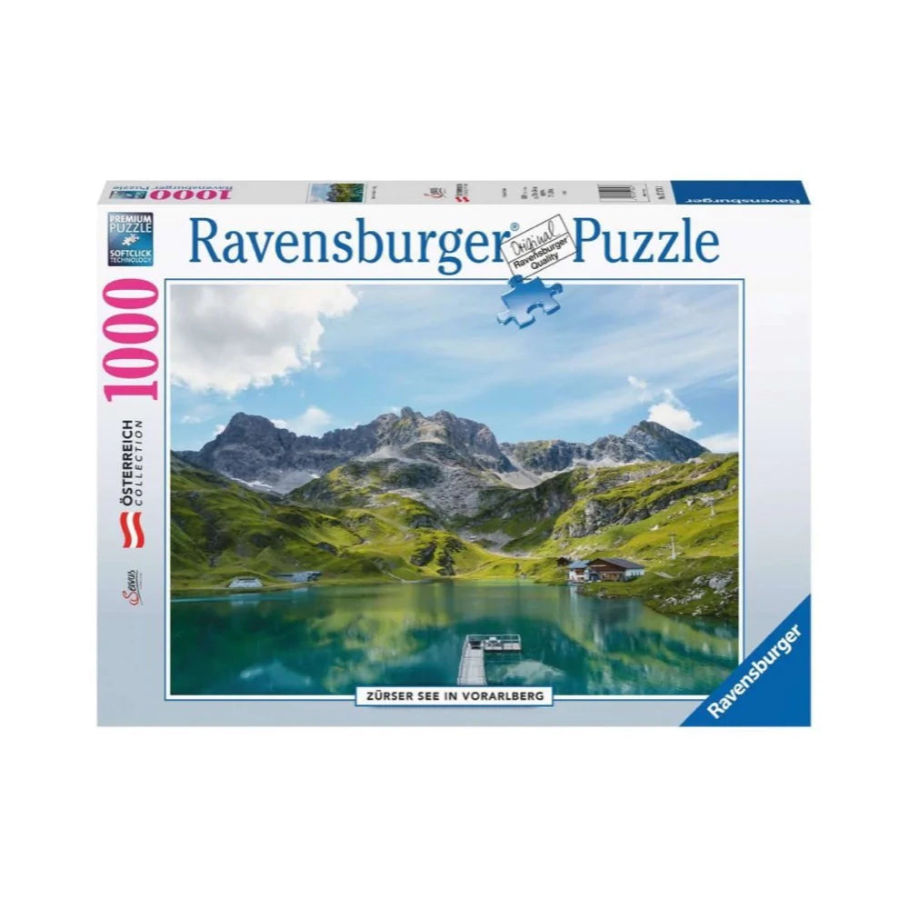 Ravensburger 17174-3 Zeurser See in Vorarlberg Puzzle 1000pc - Hobbytech Toys