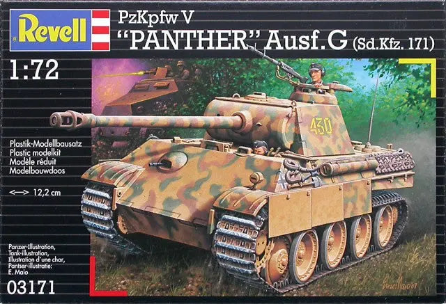 Revell 1/72 Panther Ausf.G Sdkfz.71 Revell PLASTIC MODELS