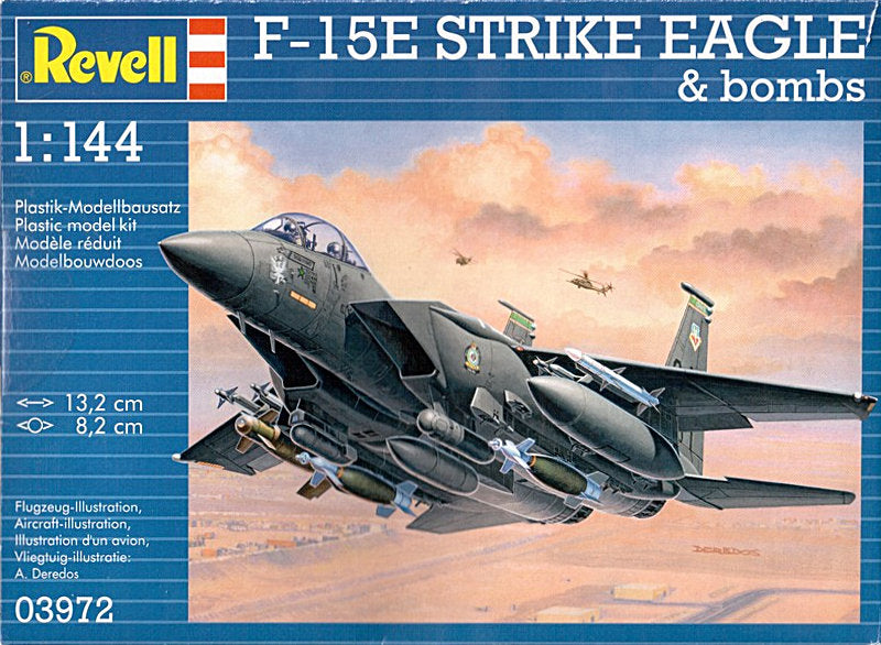 Revell 03972 1/144 F-15E Strike Eagle And Bombs Plastic Model Kit Revell PLASTIC MODELS