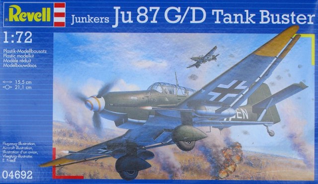 Revell 1/72 Junkers Ju87 G/D Tank Buster Revell PLASTIC MODELS