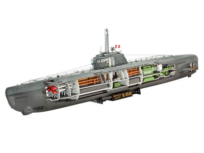 Revell 1/144 German Submarine Type Xxi W/Interior Revell PLASTIC MODELS