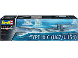 Revell 1/72 German Submarine Type Ix C U67/U154 Revell PLASTIC MODELS