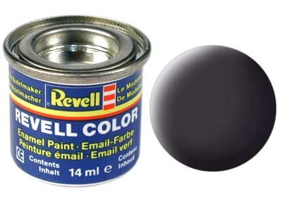 Revell 32106 Tar Black Matte Enamel Paint 14ml Revell PAINT, BRUSHES & SUPPLIES