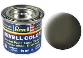 Revell 32146 Nato Olive Matte Enamel Paint 14ml Revell PAINT, BRUSHES & SUPPLIES