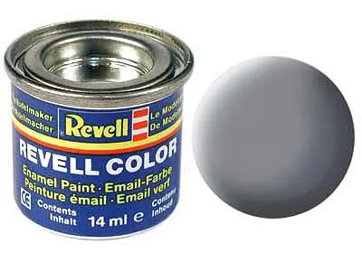 Revell 32147 Mouse Grey Matte Enamel Paint 14ml Revell PAINT, BRUSHES & SUPPLIES