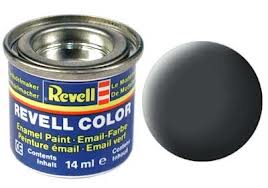 Revell 32177 Dust Grey Matte Enamel Paint 14ml Revell PAINT, BRUSHES & SUPPLIES