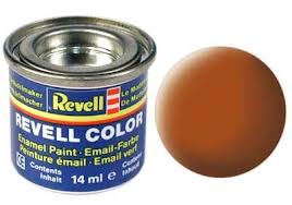 Revell 32185 Brown Matte Enamel Paint 14ml Revell PAINT, BRUSHES & SUPPLIES