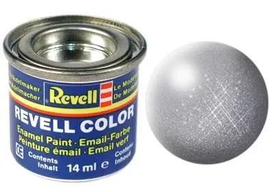 Revell 32191 Steel Metallic Enamel Paint 14ml Revell PAINT, BRUSHES & SUPPLIES