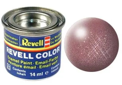 Revell 32193 Copper Metallic Enamel Paint 14ml Revell PAINT, BRUSHES & SUPPLIES