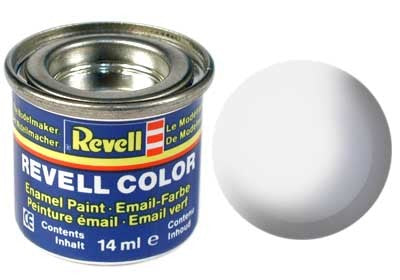 Revell 32301 White Silk Enamel Paint 14ml Revell PAINT, BRUSHES & SUPPLIES