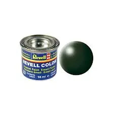 Revell 32363 Dark Green Silk Enamel Paint 14ml Revell PAINT, BRUSHES & SUPPLIES