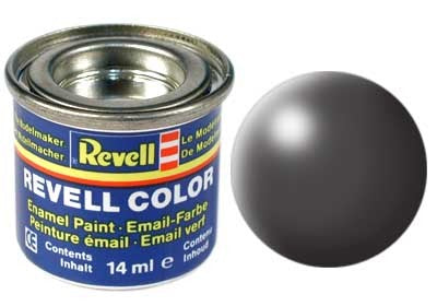 Revell 32378 Dark Grey Silk Enamel Paint 14ml Revell PAINT, BRUSHES & SUPPLIES