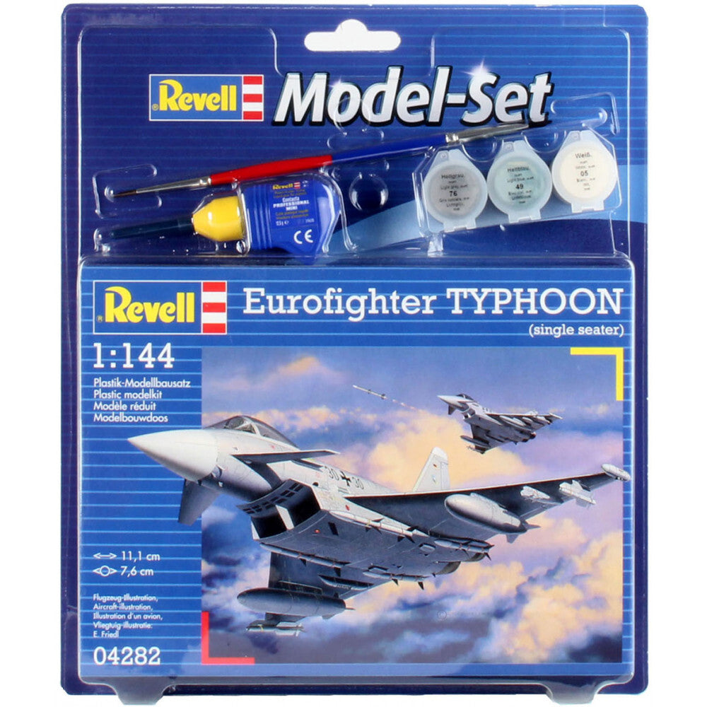 Revell 1/144 Eurofighter Typhoon Single Seater Model Set - Hobbytech Toys