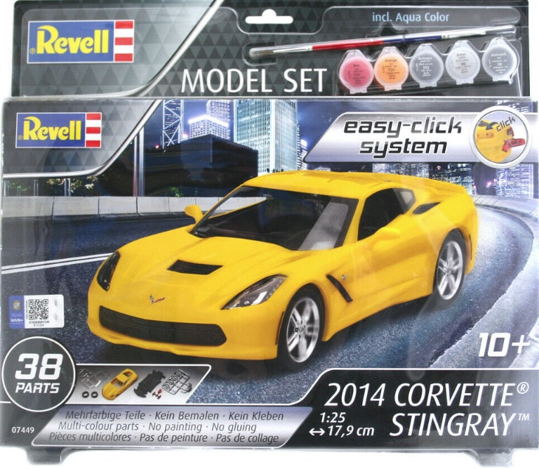 Revell 1/25 2014 Corvette Stingray Model Set Revell PLASTIC MODELS