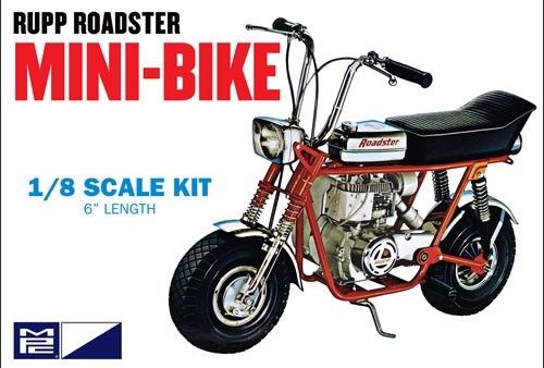 MPC 1/8 Rupp Mini Bike Red Motorbike Plastic Model Kit* MPC PLASTIC MODELS