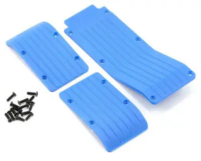 RPM Skid Wear Plate, Blue Tmx/Emx 3 RPM Racing RC CARS - PARTS