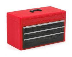 Scale By Chris 1/10 Tool Box (Red) - Hobbytech Toys