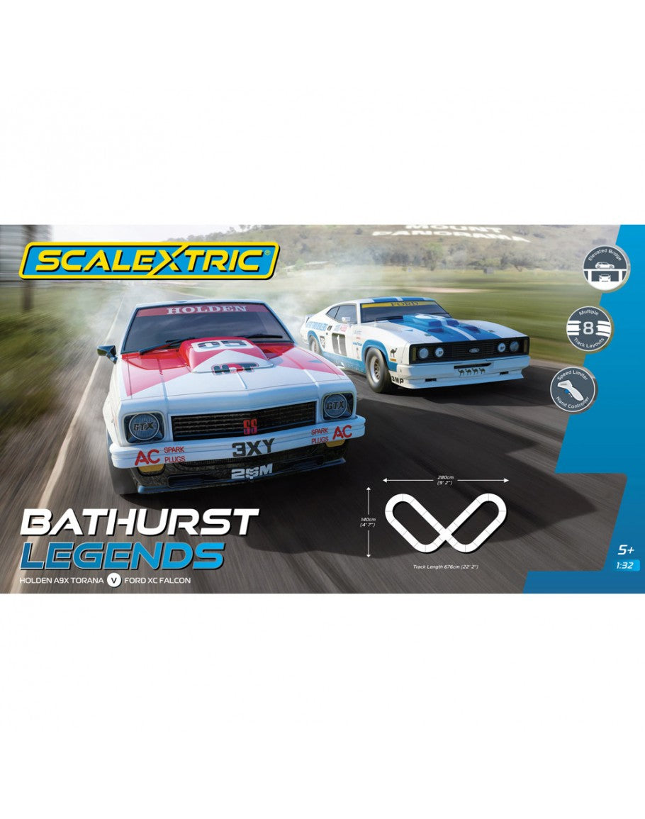 Scalextric C1418S Bathurst Legends Slot Car Starter Set - Hobbytech Toys