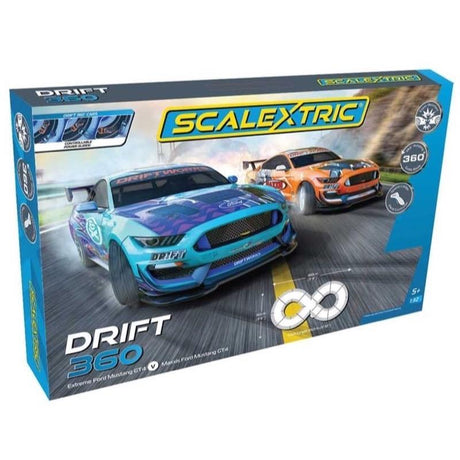 Scalextric C1421M Drift 360 Race Slot Car Set - Hobbytech Toys