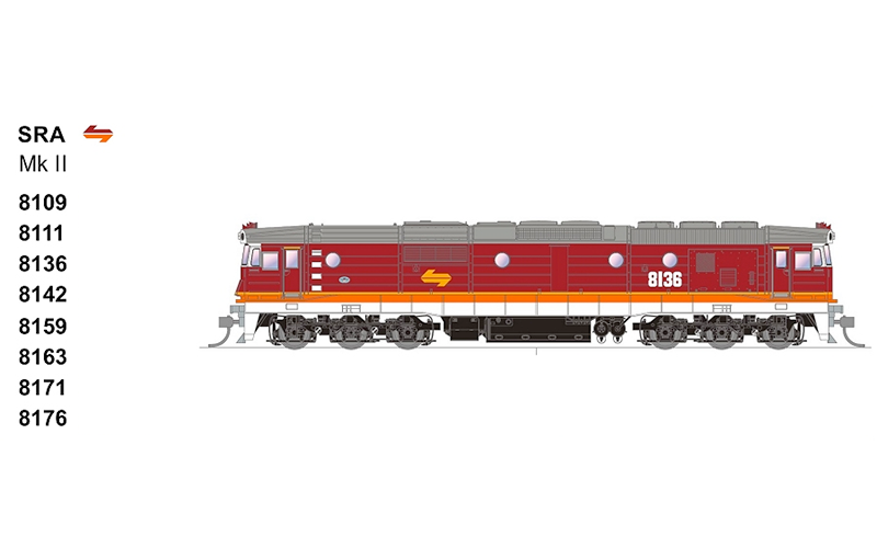 SDS HO 81 Class SRA Mk2 8176 DCC/Sound Locomotive - Hobbytech Toys