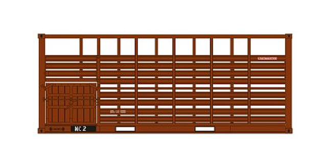 SDS Models 20VRMC-C Victorian Railways MC Cattle Container Pack C (3 Pack) - Hobbytech Toys